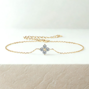 0.1CT 3mm 925 Silver Moissanite Bracelet