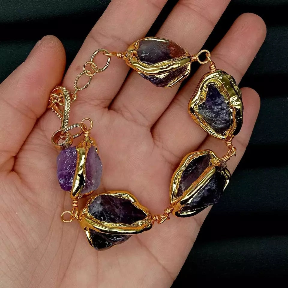 Rough nugget bracelet