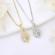 925 Silver 0.3ct 4mm Moissanite Daimond Pendant Necklace