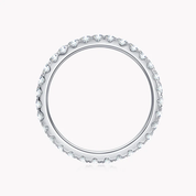 925 Silver 2mm 0.3ct Moissanite Diamond Ring