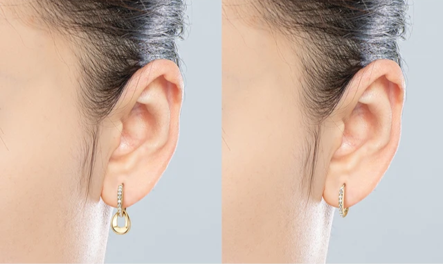 925 Silver 1.3mm 0.01CT Moissanite Drop Earrings