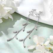 925 Silver 5mm 0.5CT Moissanite Diamond Earrings
