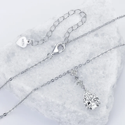 2Ct 7×10mm pear Moissanite Diamond Pendant Necklace