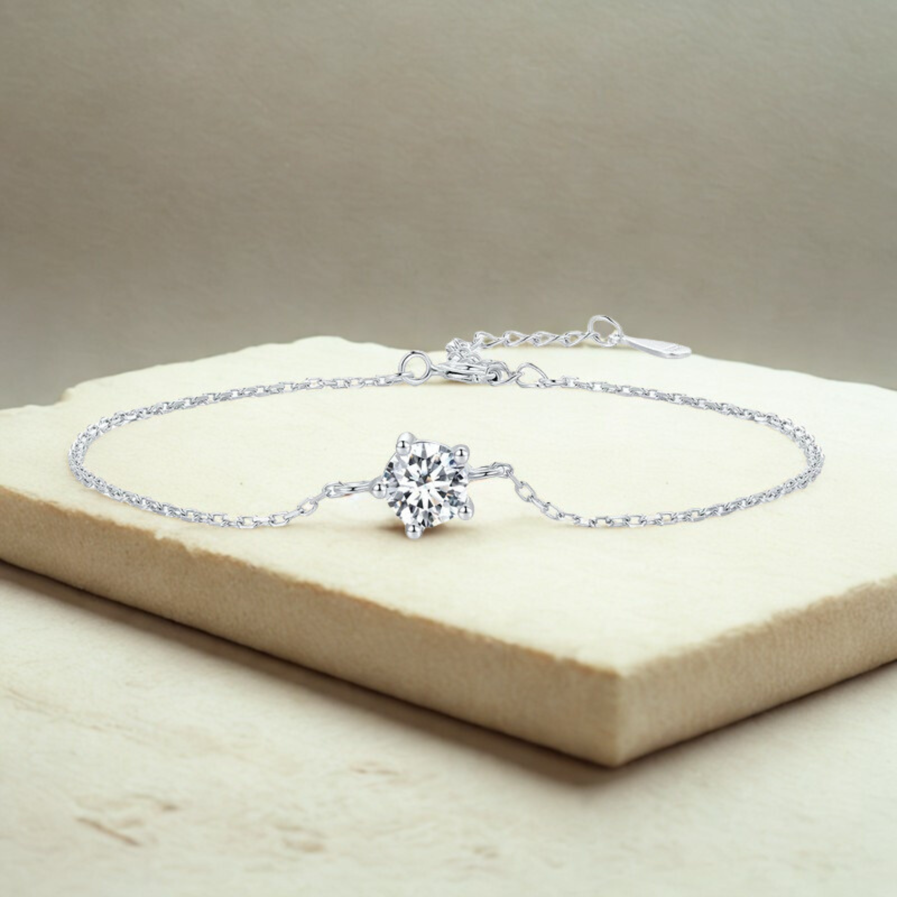1CT Moissanite Trendy Bracelet