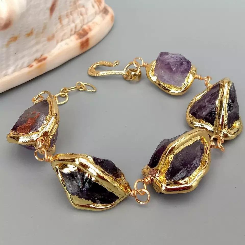 Rough nugget bracelet