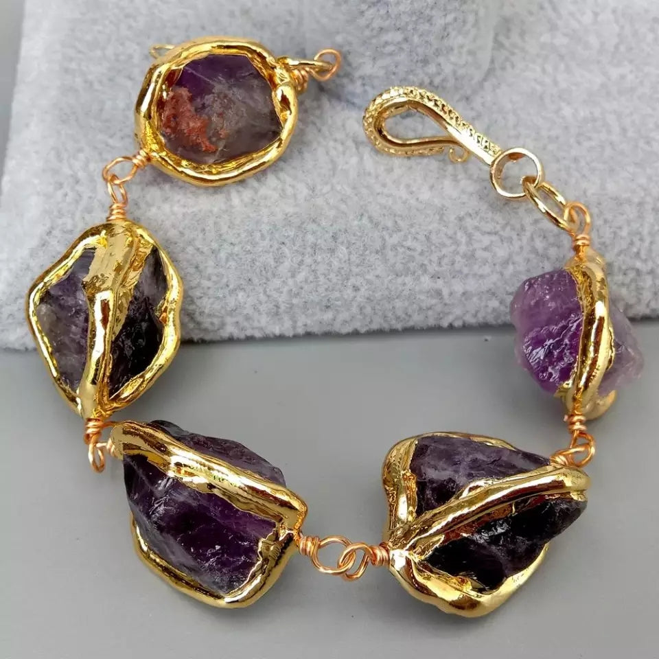 Rough nugget bracelet