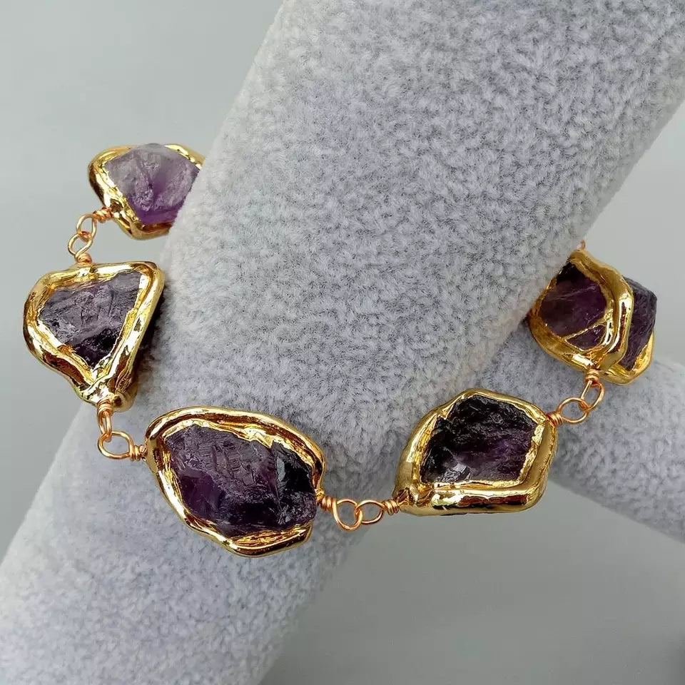 Rough nugget bracelet
