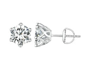 925SS Moissanite Stud Earrings