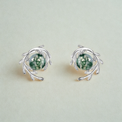 925 Silver 6*6mm Diamond Stud Earrings