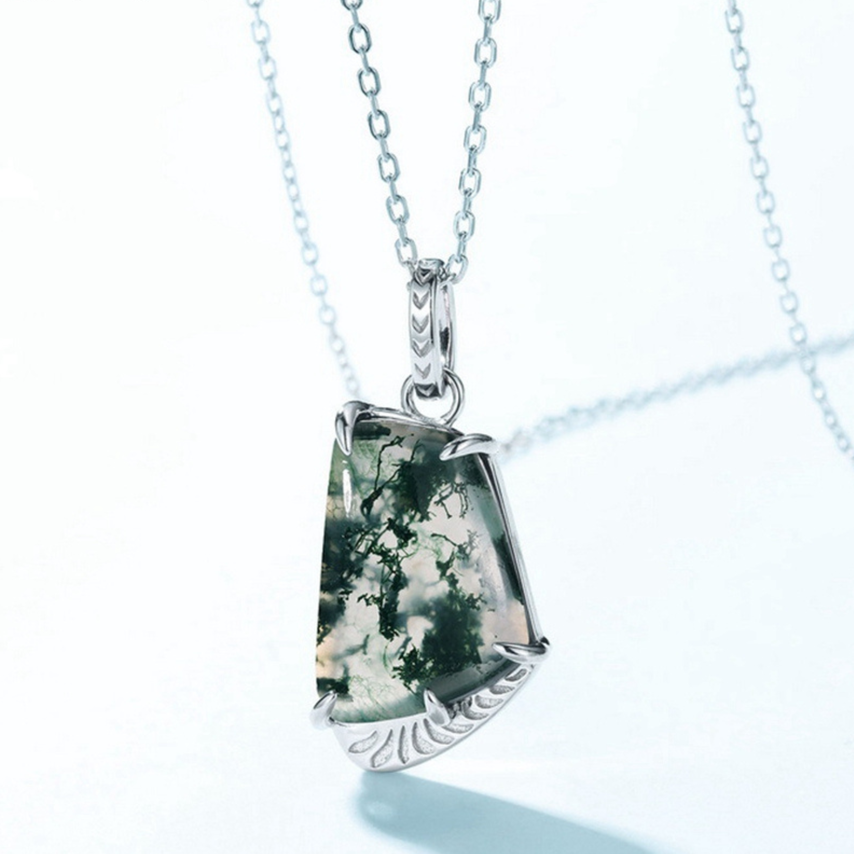 925_Silver_Water_Drop_Zircon_Necklace925_Silver_Moss_Agate_Pendant_Necklace.png
