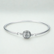 925 Sterling Silver Clear CZ Bracelet