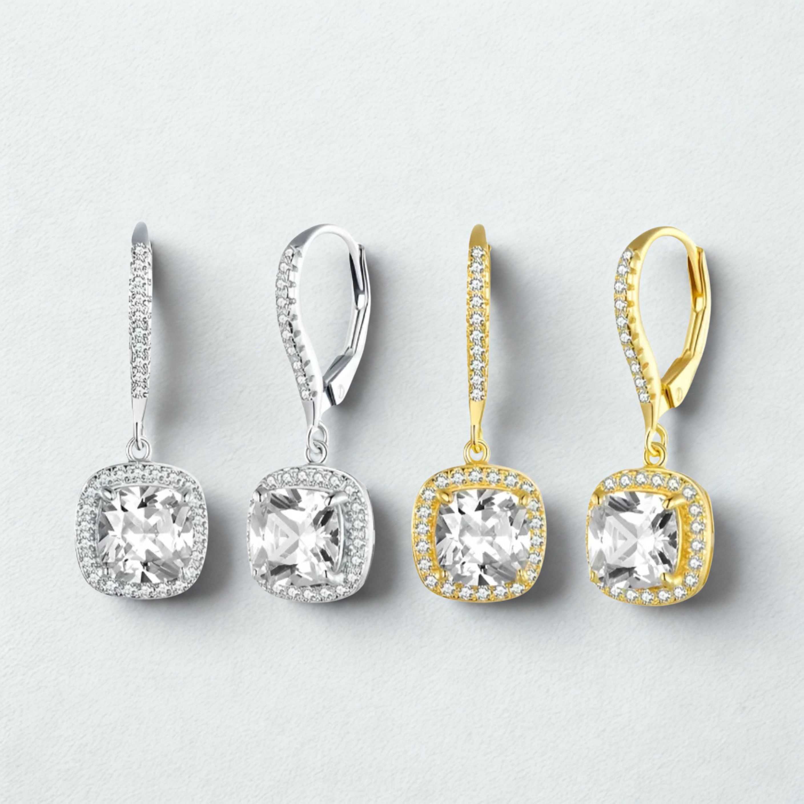 925 Sterling Silver Drop Earrings