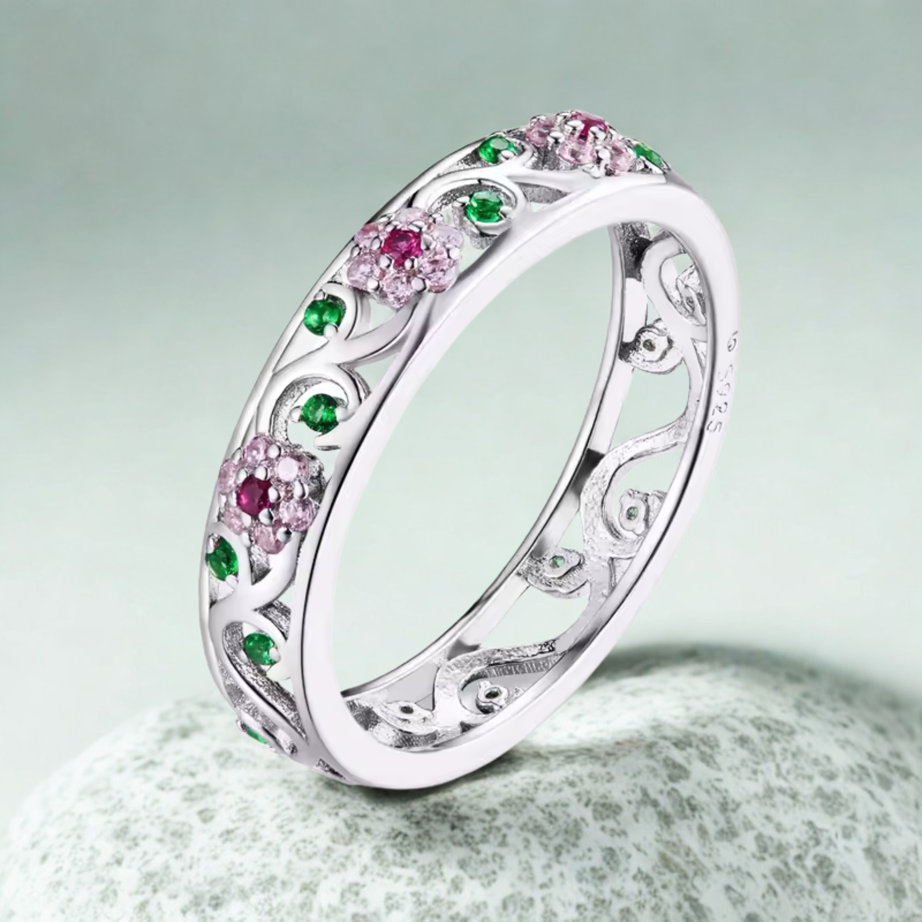 925 Sterling Silver Garden Ring