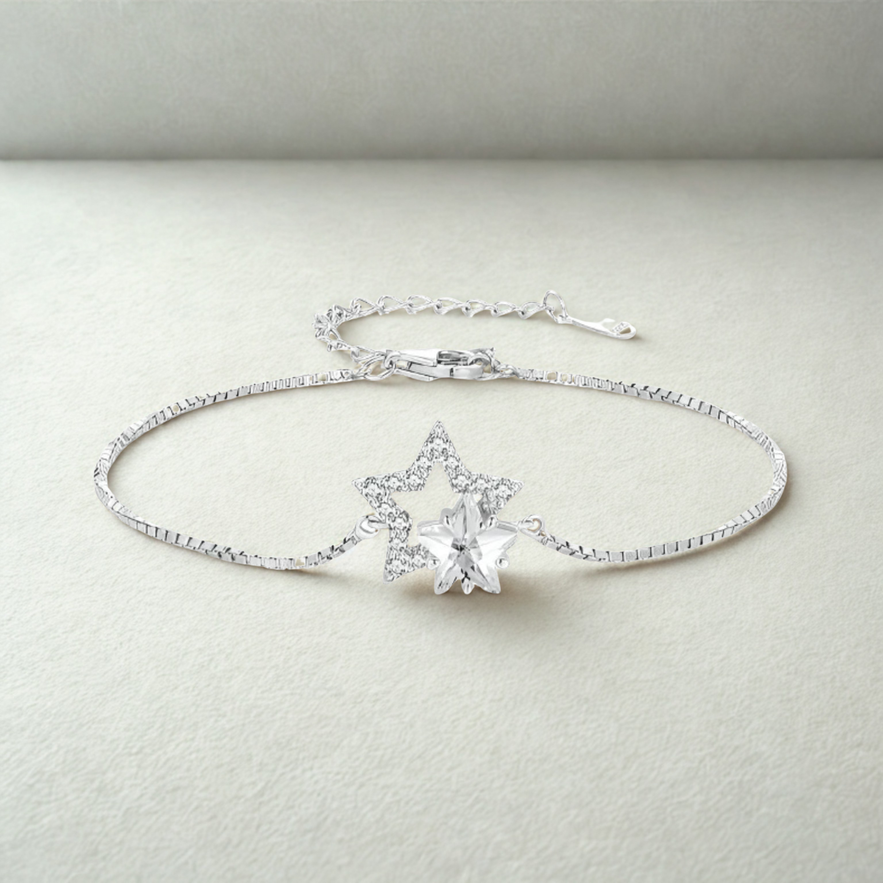 925 Sterling Silver Star Bracelet