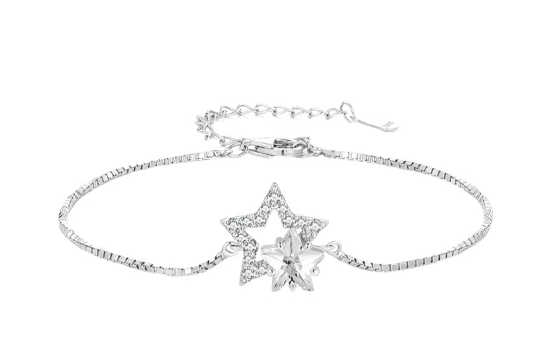 925 Sterling Silver Star Bracelet