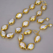 Baroque Keshi Pearl Jewelry Set