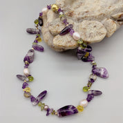 Citrine & Amethyst Necklace