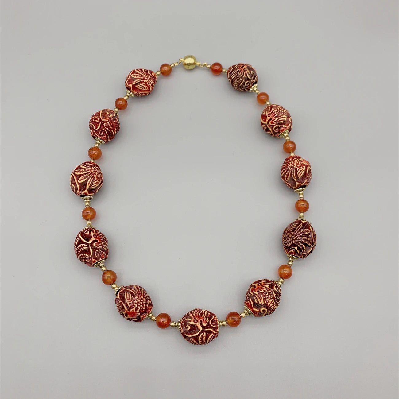 Dragon Phoenix Resin Necklace