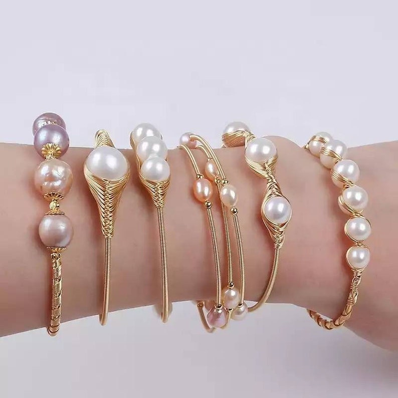 Fresh Water Pearl Cuff Bracelet