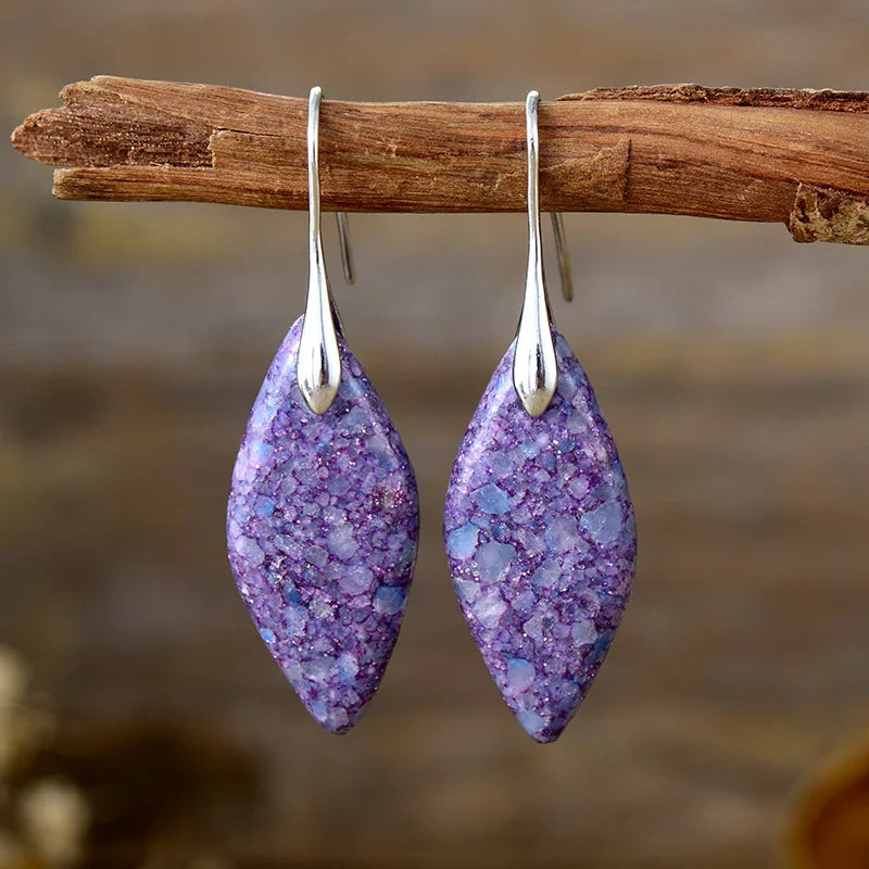 Gold Plated Vibrant Stone Huggie Earrings