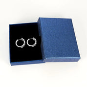 Wedding Design Lady Heart-shaped Earring 925 Silver Gold Plated Jewelry 3mm 0.10ct Moissanite Heart Hoop Earrings for Women