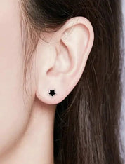 925SS Minimalist Star Stud Earrings