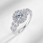 Oval Cut Vintage Halo Ring