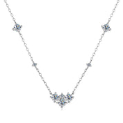 Wholesale Classic Fashion Designer Choker Necklace Moissanite Jewelry High-End 925 Sterling Silver Women's Jewelry
