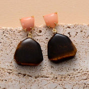 Natural Gemstone Stud Earrings
