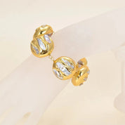 Natural White Keshi Biwa Pearl Gold Bracelet