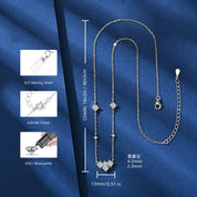 Wholesale Classic Fashion Designer Choker Necklace Moissanite Jewelry High-End 925 Sterling Silver Women's Jewelry
