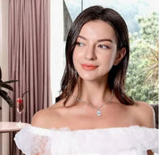 925 Sterling Silver White Rice Pearl Pendant Necklace
