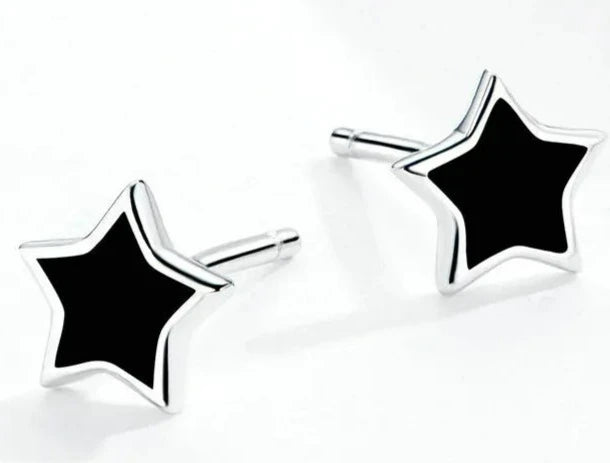 925SS Minimalist Star Stud Earrings