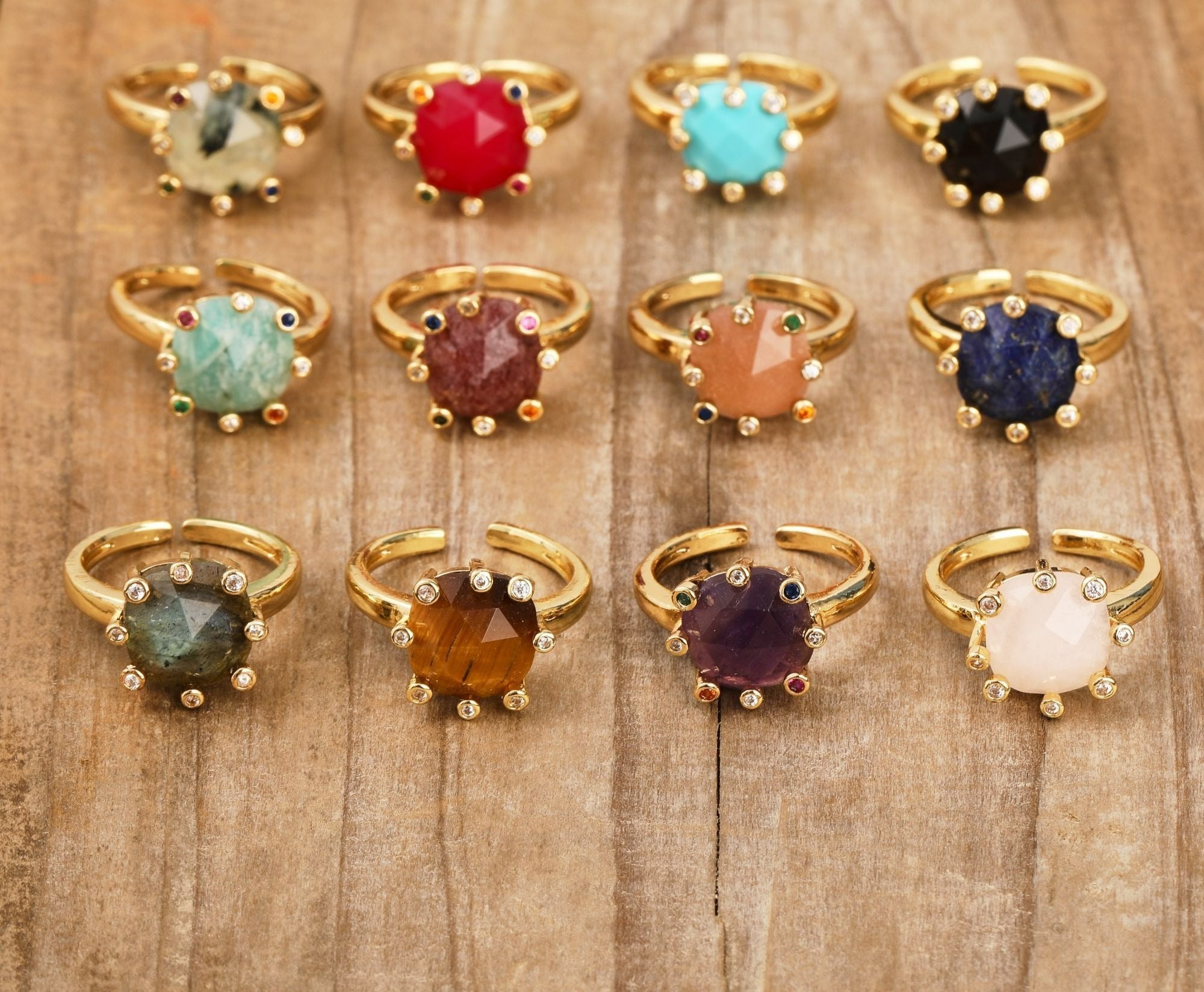 Natural Gemstone Ring