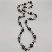 Matte Black Onyx Long Necklace