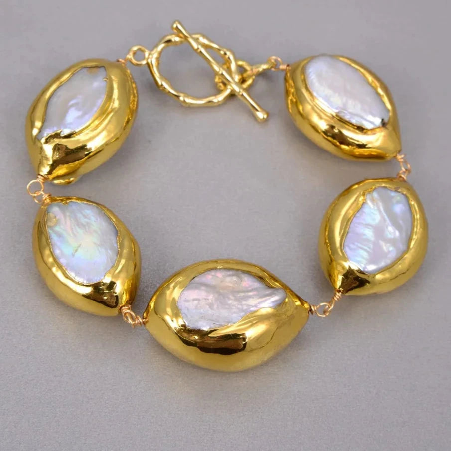 Natural Keshi Pearl Jewelry Set