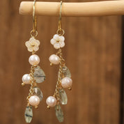 Gemstone Dangle Earrings