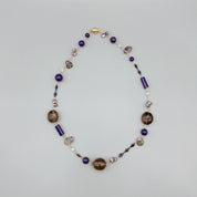 Gemstone Smoky Quartz & Keshi Pearl Choker