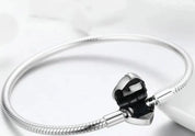 925 Sterling Silver Heart Chain Bracelet