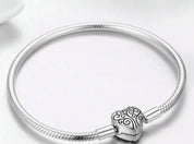 925 Sterling Silver Heart Chain Bracelet