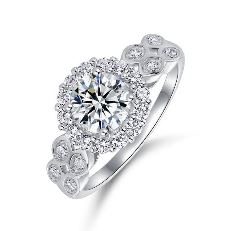 Oval Cut Vintage Halo Ring