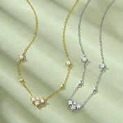 Wholesale Classic Fashion Designer Choker Necklace Moissanite Jewelry High-End 925 Sterling Silver Women's Jewelry