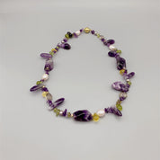 Citrine & Amethyst Necklace