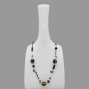 Gemstone Smoky Quartz & Keshi Pearl Choker