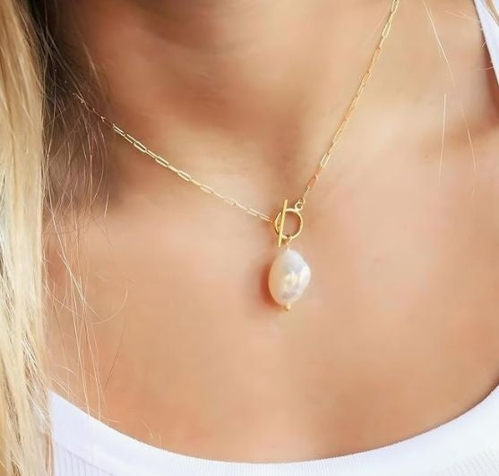 Freshwater Cultured Baroque Pearl Necklace