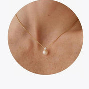 Freshwater Round Pearl Pendant Necklace