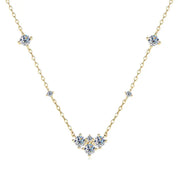 Wholesale Classic Fashion Designer Choker Necklace Moissanite Jewelry High-End 925 Sterling Silver Women's Jewelry