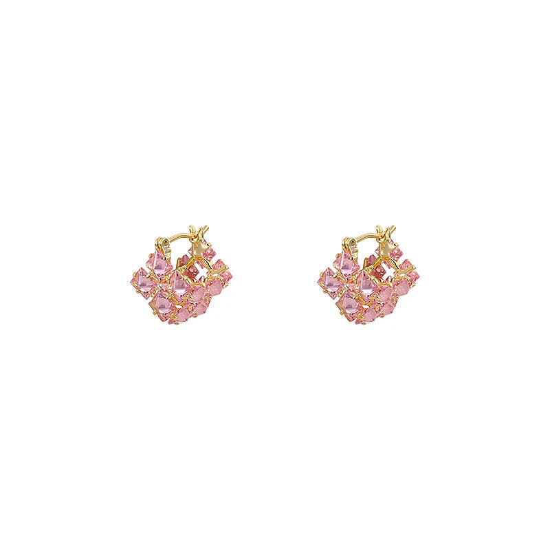 Luxurious Shiny CZ Earrings