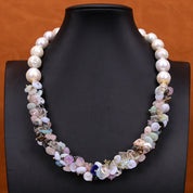 Mixed Gem Keshi Pearl Choker