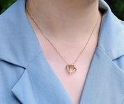 925 Silver Rainbow Crystal Zicron Necklace